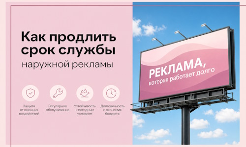 Как продлить срок службы наружной рекламы в Саяногорске