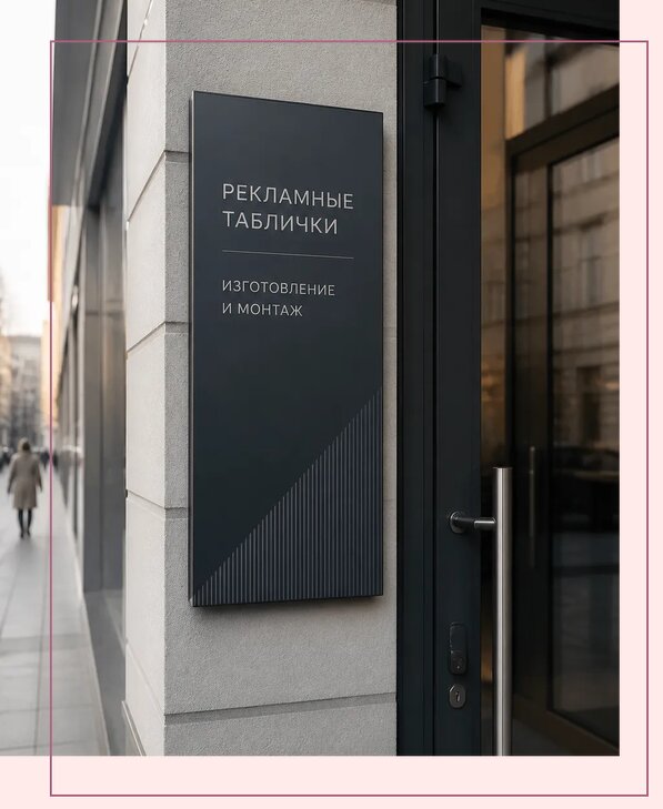 Рекламные таблички в Саяногорске по цене от 4609 р. | Аванза-Снг